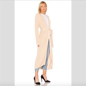 Tularosa Overcast Long Cardigan Duster Nude Medium